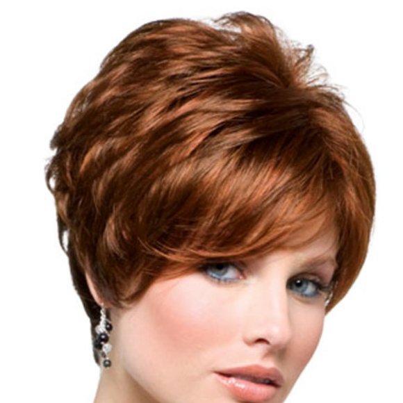 Gia Wig By Rene of Paris, Chestnut - Picture 10 of 11